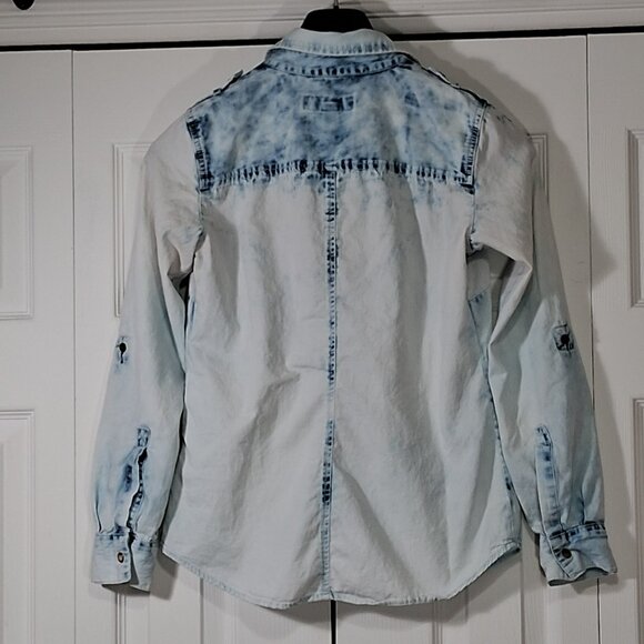Michael Kors Denim Shirt - Picture 3 of 14